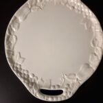 white platter in finding vintage ceramic products